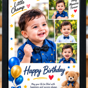 Customized Birthday Photo Frame – A4