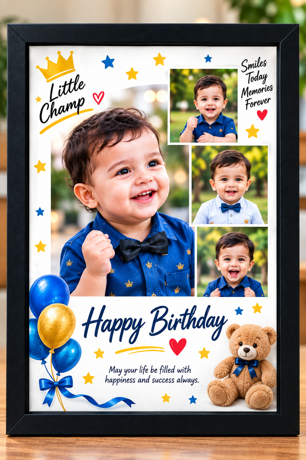 Customized Birthday Photo Frame – A4
